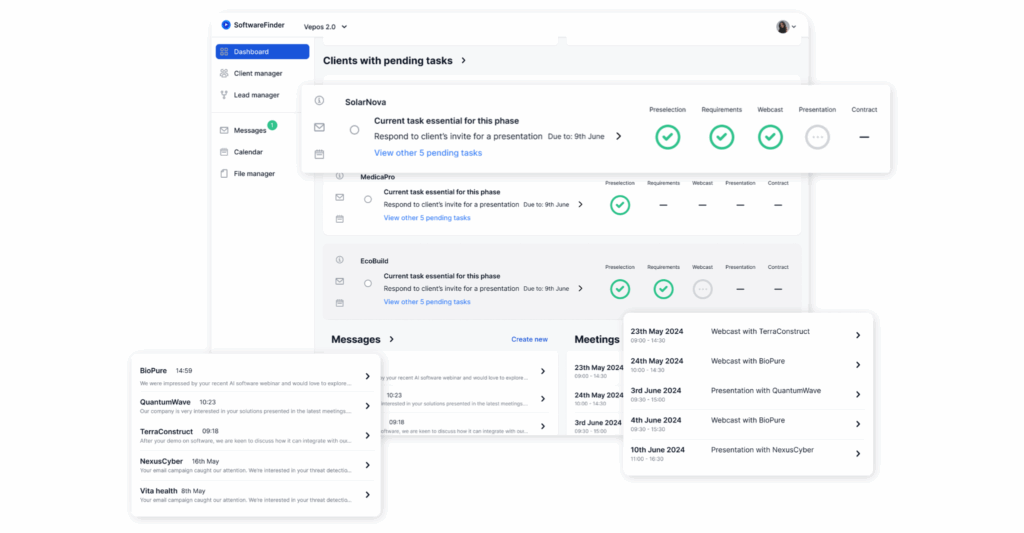 Find suitable customers and accelerate projects
