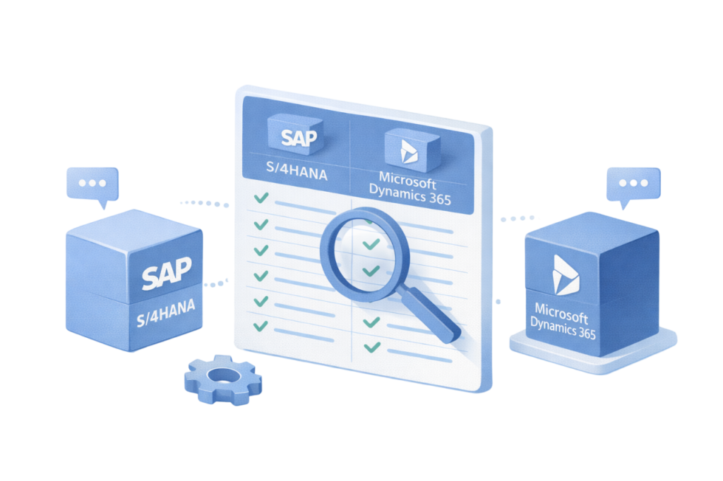 SAP S/4HANA vs. Microsoft Dynamics 365: Die große Feature-Vergleichstabelle 2026