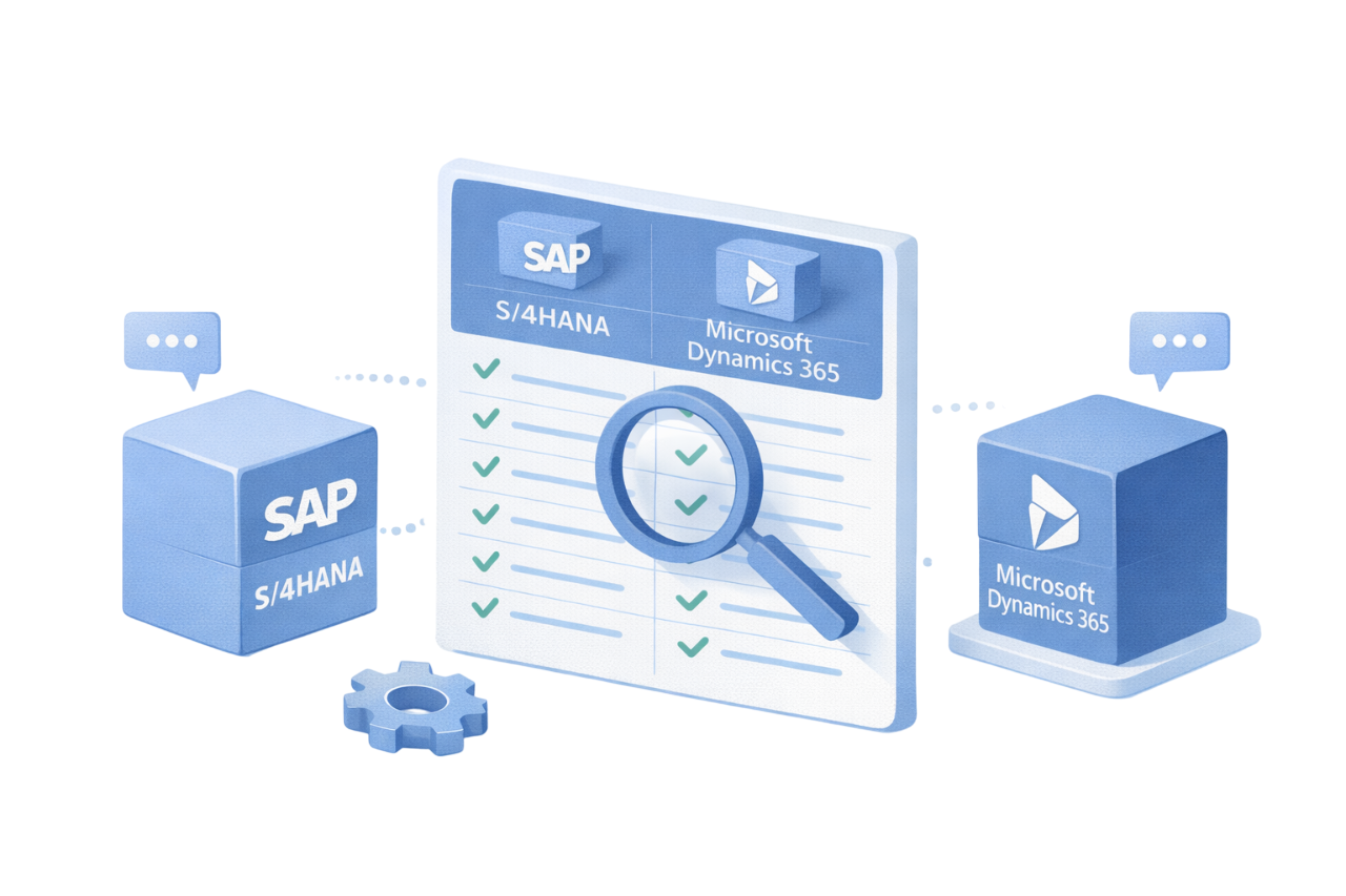 SAP S/4HANA vs. Microsoft Dynamics 365: Die große Feature-Vergleichstabelle 2026